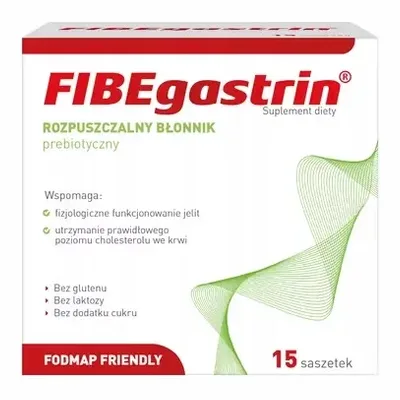 Fibegastrin Rozpuszczalny Błonnik Prebiotyczny 15 Saszetek