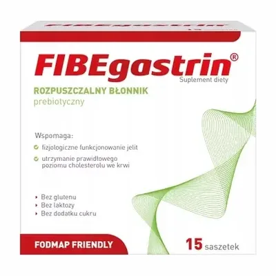 Fibegastrin Rozpuszczalny Błonnik Prebiotyczny 15 Saszetek