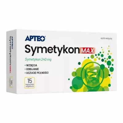 Symetykon Max Wzdęcia Odbijanie 240mg 15 Kapsułek