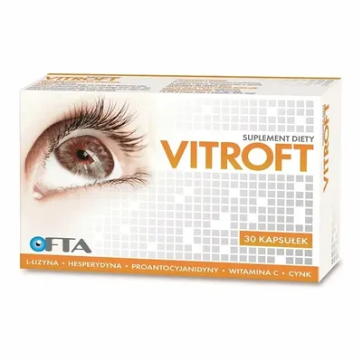 Vitroft Clarity Complex Wsparcie Prawidłowego Widzenia 30 Kapsułek