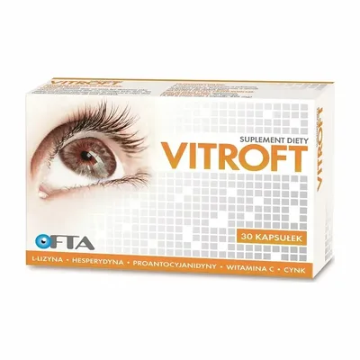 Vitroft Clarity Complex Wsparcie Prawidłowego Widzenia 30 Kapsułek