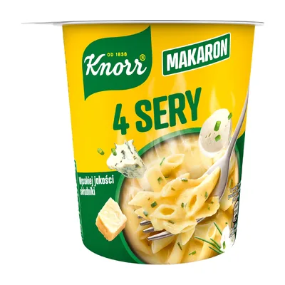 Knorr Danie Makaron 4 Sery Danie W Kubku 66g