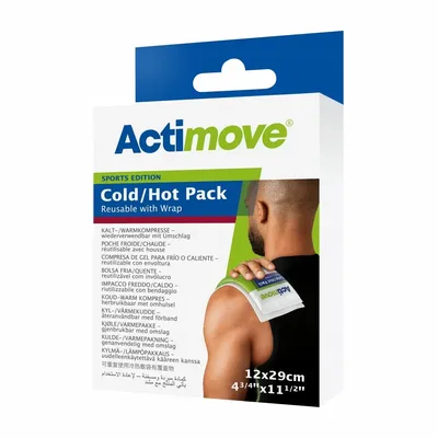 Actimove Kompres Do Stosowania Na Ciepło I Zimno Z Pokrowcem 12x29cm 1 Szt