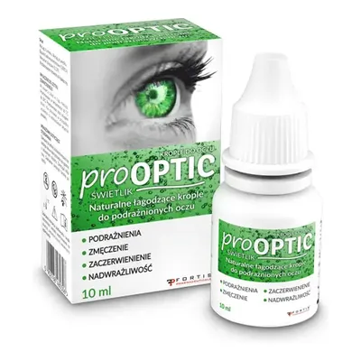 proOPTIC Świetlik Krople Do Oczu Na Podrażnienia Czerwone Oczy 10ml