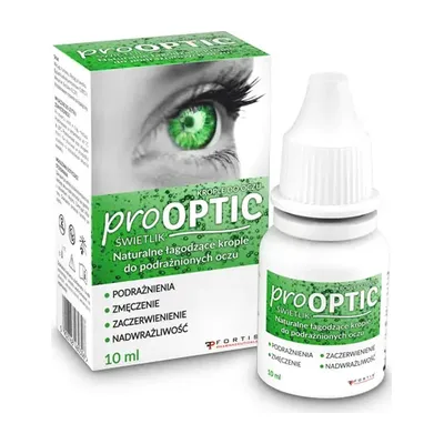 proOPTIC Świetlik Krople Do Oczu Na Podrażnienia Czerwone Oczy 10ml