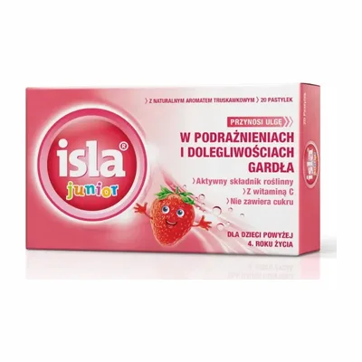 Isla Junior Truskawkowe 20 Pastylek