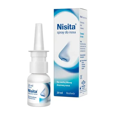 Nisita Spray Do Nosa Na Suchą Błonę Śluzową 20ml
