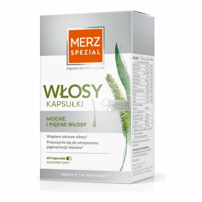 Merz Spezial Hair Capsules Zdrowe Piękne Włosy 60 Kapsułek