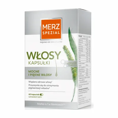 Merz Spezial Hair Capsules Zdrowe Piękne Włosy 60 Kapsułek