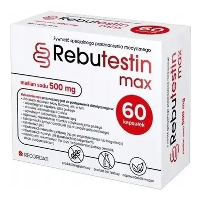 Rebutestin Max Maślan Sodu 500mg 60 Kapsułek