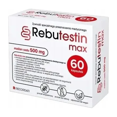Rebutestin Max Maślan Sodu 500mg 60 Kapsułek