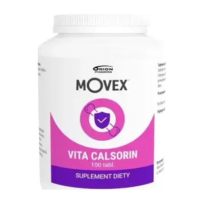 Movex Vita Calsorin Wapń Magnez Witaminy 100 tabletek