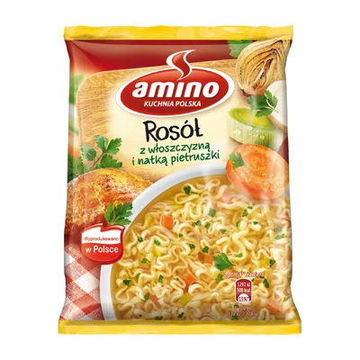 Amino Zupa Błyskawiczna Rosół Z Włoszczyzną 58g