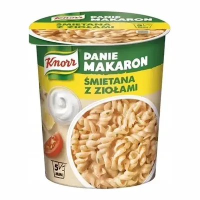 Knorr Danie Makaron Śmietana z Ziołami 59g
