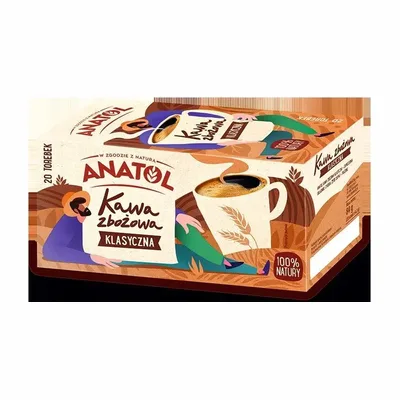 Delecta Kawa Zbożowa Anatol 20 Torebek 84g