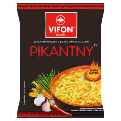 Vifon Zupa Kurczak Pikantny Czarny 70g
