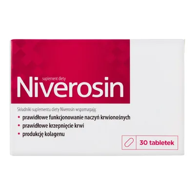 NIVEROSIN Diosmina Rutozyd Hesperydyna 30 Tabletek