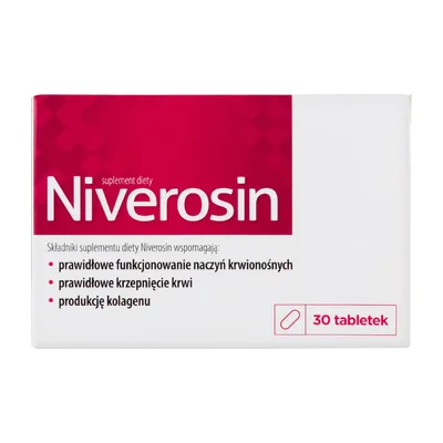 NIVEROSIN Diosmina Rutozyd Hesperydyna 30 Tabletek