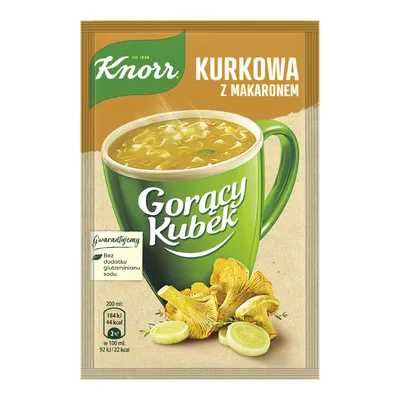 Knorr Gorący Kubek Kurkowa z Makaronem 13g/40