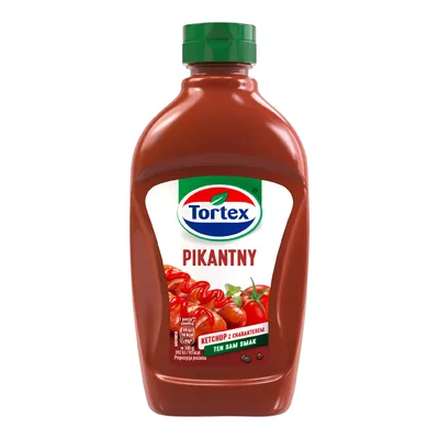 Tortex Ketchup Pikantny 470g/12