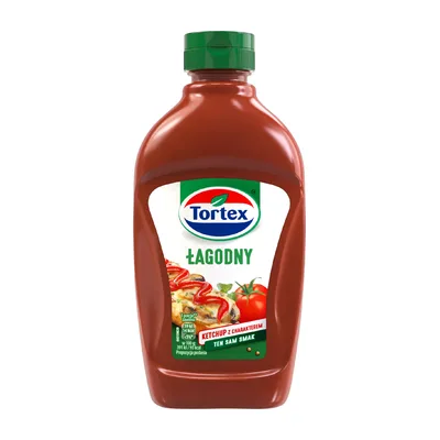 Tortex Ketchup Łagodny 470g/12
