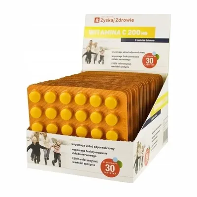 Witamina C 200 mg 30 Tabletek