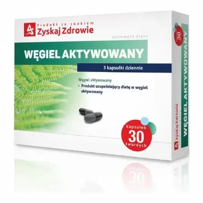 Węgiel Aktywowany 30 Kapsułek