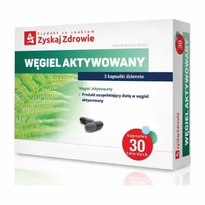 Węgiel Aktywowany 30 Kapsułek
