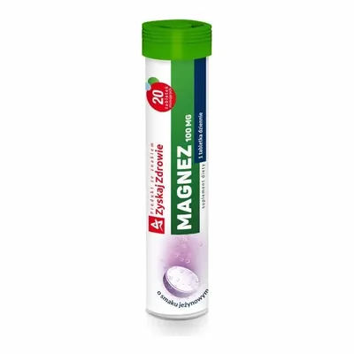 Magnez 1000mg 20 Tabletek Musujących