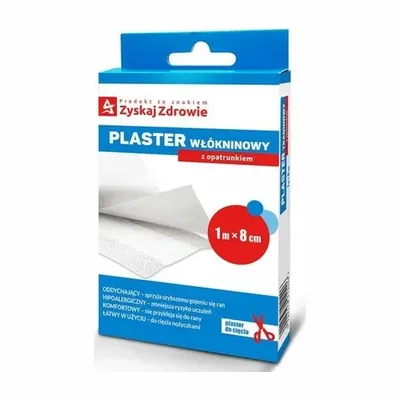 Plaster Włókninowy Z Opatrunkiem 1 m x 8 cm