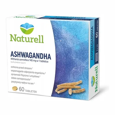 Naturell Ashwagandha 60 Tabletek