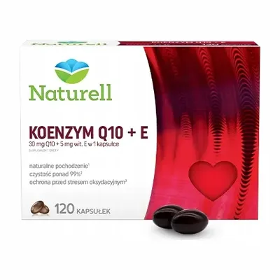 NATURELL Koenzym Q-10+E kaps, 0,03g 120kap