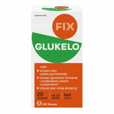 Glukelo Fix Herbata Ziołowa Poziom Cukru 20 Saszetek