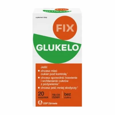 Glukelo Fix Herbata Ziołowa Poziom Cukru 20 Saszetek