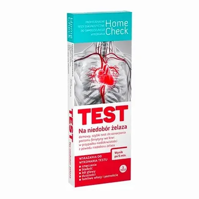 Test Na Niedobór Żelaza Anemia Domowy 1 Sztuka