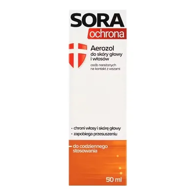 Sora Ochrona Protect Aerozol Na Włosy Zapobiegający Wszawicy 50ml