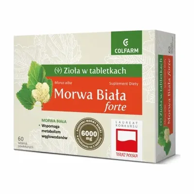 Colfarm Morwa biała forte tabletki 60