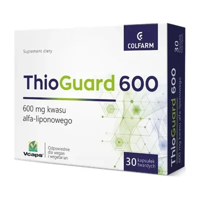 Thioguard 600 Kwas Alfa Liponowy 30 Kapsułek