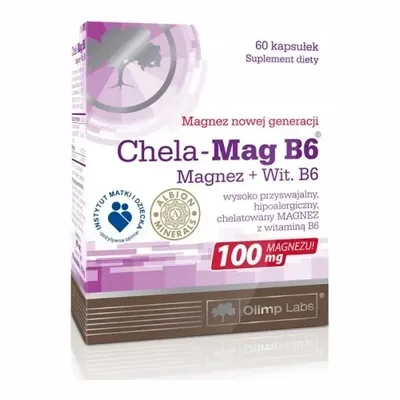 Chela-Mag B6 Magnez + Witamina B6 Olimp 60 Kapsułek