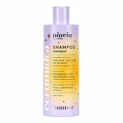 Niuviu Bounce Szampon Do Włosów Miękkość I Sprężystość Bez Puszenia 300ml