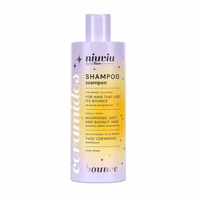 Niuviu Bounce Szampon Do Włosów Miękkość I Sprężystość Bez Puszenia 300ml