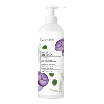 Vis Plantis Vital Care Balsam Do Ciała Regenerujący Ze Śluzem Ślimaka 400ml