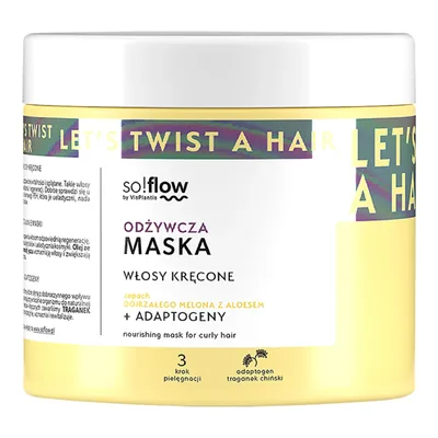 So! Flow maska Do Włosów Kręconych Melon Aloes 400ml