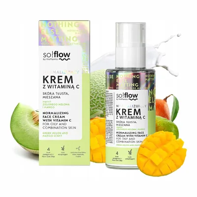 So! Flow Normalizujący Krem Z Witaminą C 50ml