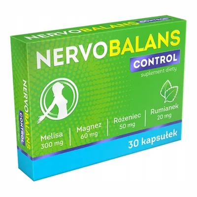 NervoBalans Control Wsparcie Układu Nerwowego 30 Kapsułek