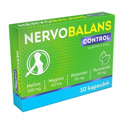 NervoBalans Control Wsparcie Układu Nerwowego 30 Kapsułek