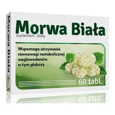 Morwa Biała Metabolizm Węglowodanów  60 Tabletek