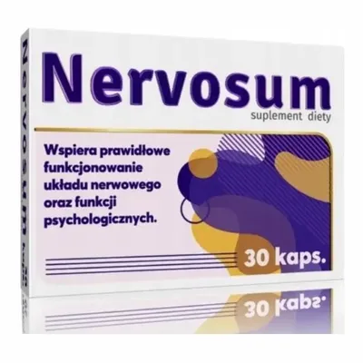 Nervosum Wspiera Funkcjonowanie Układu Nerwowego 30 Kapsułek