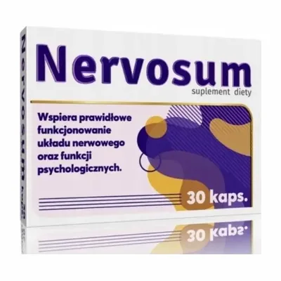 Nervosum Wspiera Funkcjonowanie Układu Nerwowego 30 Kapsułek