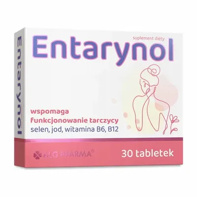 Entarynol Wspomaga Funkcjonowanie Tarczycy 30 Tabletek